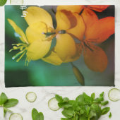 Linge De Cuisine Fleurs de devis inspirées de la vie Abstraites  (Plié)