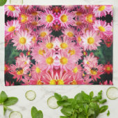 Linge De Cuisine Fleurs De Faisée Rose Et Motif De Bumble (Plié)