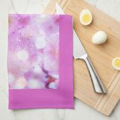 Linge De Cuisine Fleurs de fleurs de cerisier rose (Quart Plié)