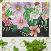 Linge De Cuisine Fleurs de hérisson mignonnes (Plié)