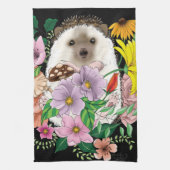 Linge De Cuisine Fleurs de hérisson mignonnes (Vertical)