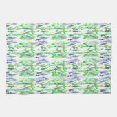 Linge De Cuisine Fleurs de lavande Herbes Plantes médicinaux pourpr (Horizontal)