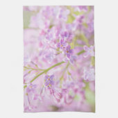 Linge De Cuisine Fleurs de lilas brume (Vertical)
