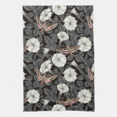 Linge De Cuisine Fleurs de lune et sphinx Moths 2 (Vertical)