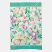 Linge De Cuisine Fleurs de magnolia pastel (Vertical)