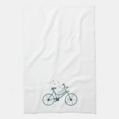 Linge De Cuisine Fleurs de papillons délicates et fans de vélos de  (Vertical)