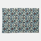 Linge De Cuisine Fleurs de Patchwork Pays (Horizontal)