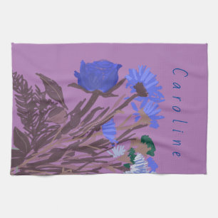 Linge De Cuisine Fleurs de printemps colorées et jolies + Nom perso