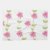 Linge De Cuisine Fleurs De Rose (Horizontal)
