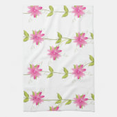 Linge De Cuisine Fleurs De Rose (Vertical)