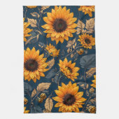 Linge De Cuisine Fleurs de soleil (Vertical)