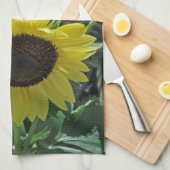 Linge De Cuisine Fleurs de soleil (Quart Plié)