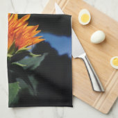 Linge De Cuisine Fleurs de soleil (Quart Plié)