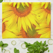 Linge De Cuisine Fleurs de soleil (Plié)