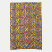 Linge De Cuisine Fleurs de soleil céleste (Vertical)