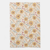 Linge De Cuisine Fleurs de soleil et oreilles de blé (Vertical)