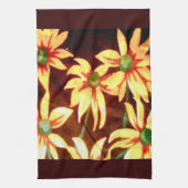 Linge De Cuisine Fleurs de soleil gaies (Vertical)