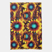 Linge De Cuisine Fleurs de soleil lumineuses (Vertical)