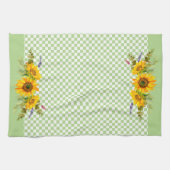 Linge De Cuisine Fleurs de soleil sur tableau de bord (Horizontal)