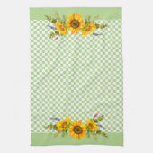 Linge De Cuisine Fleurs de soleil sur tableau de bord (Vertical)