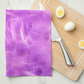 Linge De Cuisine Fleurs de teintes violettes transformées (Quart Plié)