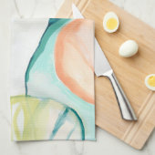 Linge De Cuisine Fleurs de ventilateur IV (Quart Plié)