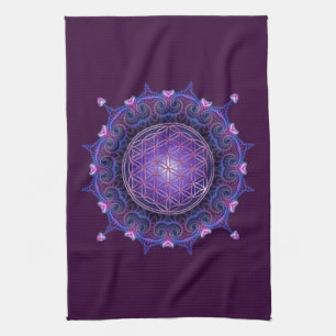 Linge De Cuisine FLEURS DE VIE / Blume des Lebens - Mandala I