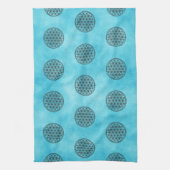 Linge De Cuisine FLEURS DE VIE - Symbole de géométrie sacrée plan 1 (Vertical)