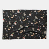 Linge De Cuisine Fleurs d'eau simples 1 (Horizontal)