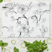 Linge De Cuisine Fleurs déplaisantes Motif 7 (Plié)