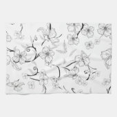 Linge De Cuisine Fleurs déplaisantes Motif 7 (Horizontal)