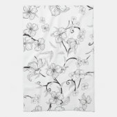 Linge De Cuisine Fleurs déplaisantes Motif 7 (Vertical)