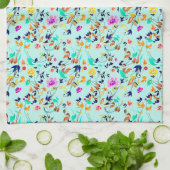Linge De Cuisine Fleurs d'été (Plié)