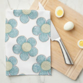 Linge De Cuisine Fleurs d'été (Quart Plié)