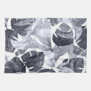 Linge De Cuisine Fleurs d'été à l'aquarelle