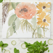 Linge De Cuisine Fleurs D'Été Fin I (Plié)