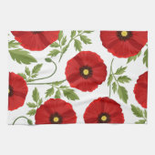 Linge De Cuisine Fleurs d'été joyeuses floraison de pavot (Horizontal)