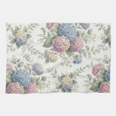 Linge De Cuisine Fleurs d'hortensia délicates (Horizontal)