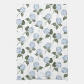 Linge De Cuisine Fleurs d'hydrangea aquarelle bleues (Vertical)
