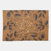 Linge De Cuisine Fleurs d'or (Horizontal)