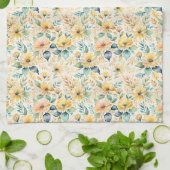 Linge De Cuisine Fleurs d'or Sunny (Plié)