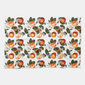 Linge De Cuisine Fleurs d'Orange  (Horizontal)