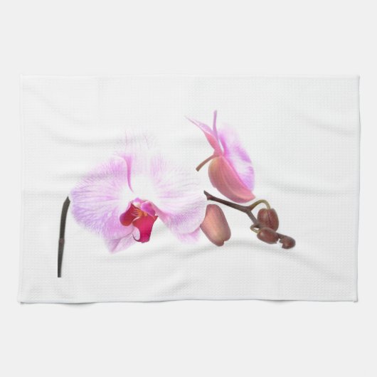 Linge De Cuisine Fleurs d'orchidées aziza (Horizontal)