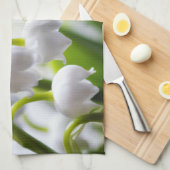 Linge De Cuisine Fleurs du muguet (Quart Plié)