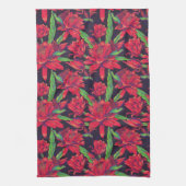 Linge De Cuisine Fleurs et colibris (Vertical)