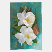 Linge De Cuisine Fleurs | Fleur Magnolia (Vertical)