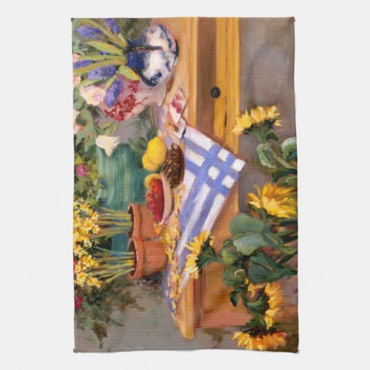 Linge De Cuisine Fleurs fraîches I (Vertical)