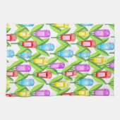 Linge De Cuisine Fleurs GPS (Horizontal)