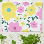 Linge De Cuisine Fleurs heureuses (Plié)