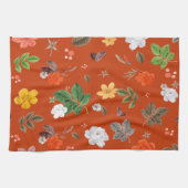 Linge De Cuisine Fleurs jaunes et roses blanches 9 (Horizontal)